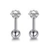 Studs Impuria Jewelry | Sparkle Crystal Star Prong Ear Piercing Earring Stud Set