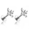 Studs Impuria Jewelry | Aurora Crystal Princess Royal Ear Piercing Earring Stud Set