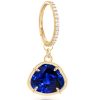 Hoop Clickers Impuria Jewelry | Jewel Sapphire Crystal Gemstone Drop Hinged Segment Hoop Ring Clicker