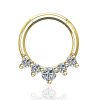 Hoops Impuria Jewelry | Sophie 5 Crystal Prong Earring Ear Piercing Ring Hoop