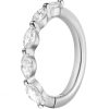 Hoops Impuria Jewelry | Decandence Crystal Marquise Eternity Hinged Segment Hoop Ring Clicker